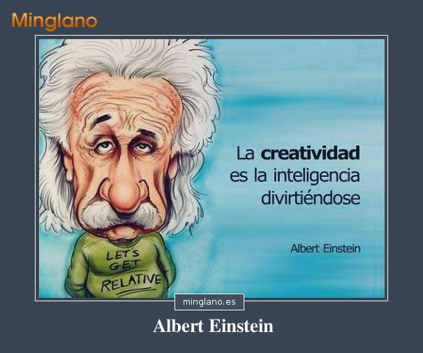 FRASES sobre la CREATIVIDAD de ALBERT EINSTEIN