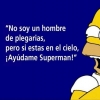 FRASES de HOMERO SIMPSON sobre SUPERMAN