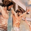 PALABRAS de JESÚS en la CRUZ a los LADRONES