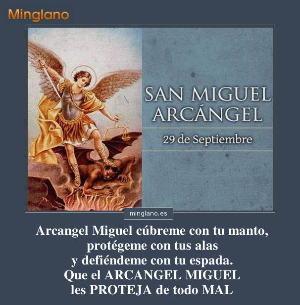 FRASES para SAN MIGUEL ARCANGEL