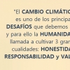 FRASES del PAPA FRANCISCO sobre el CAMBIO CLIMÁTICO